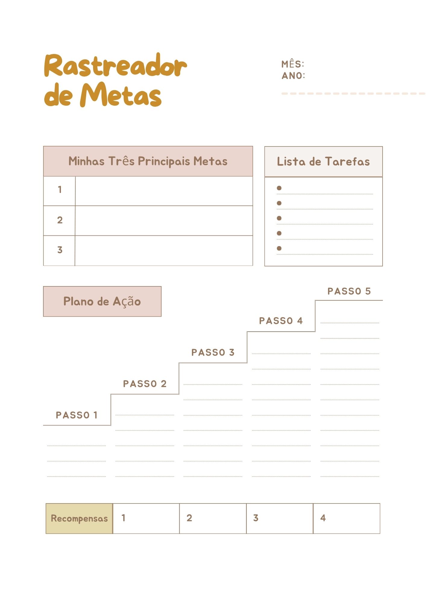Páginas do planner mostrando modelos únicos criados para TDAH